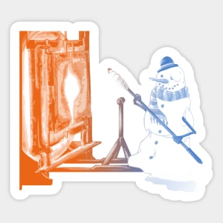 Snowgaffer's Resolve - Creamsicle Sticker